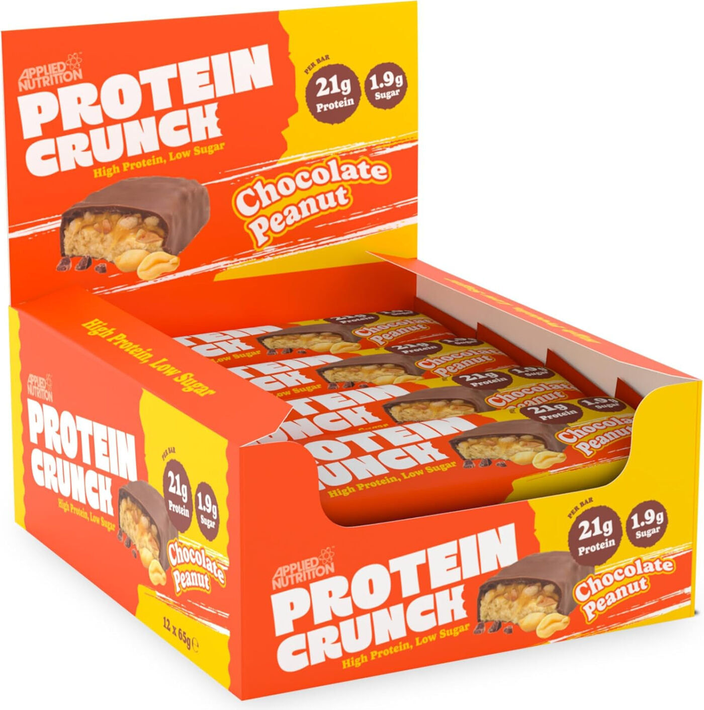 Applied Nutrition Protein Crunch Bar 12x62g