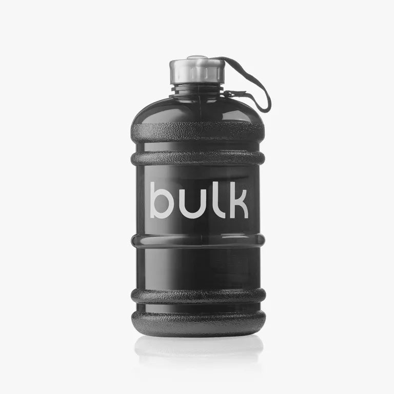 Bulk Half Gallon Water Bottle 2200ml Gunmetal Black