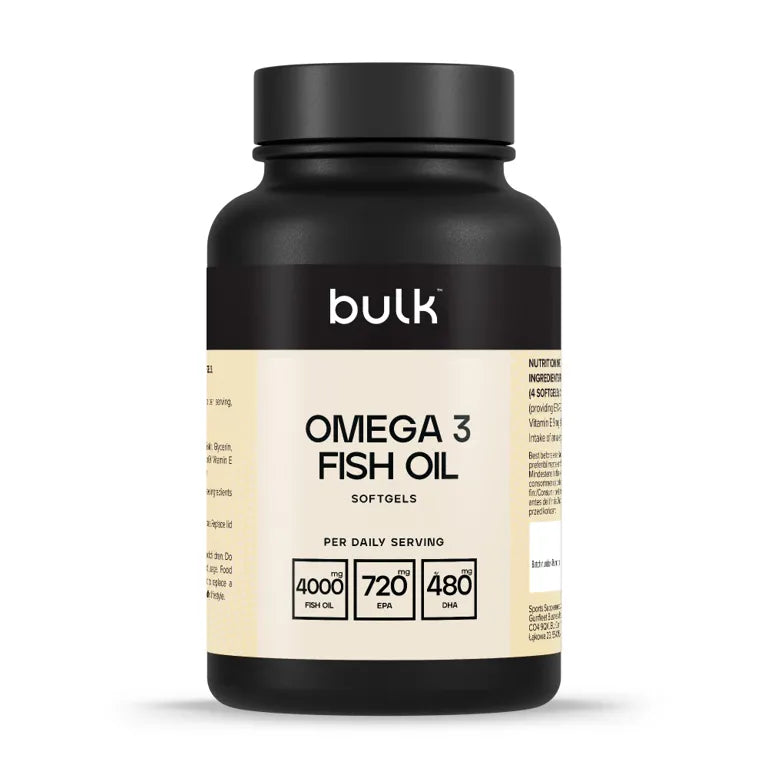 Bulk Omega 3 Fish Oil 1000mg 90 Softgels