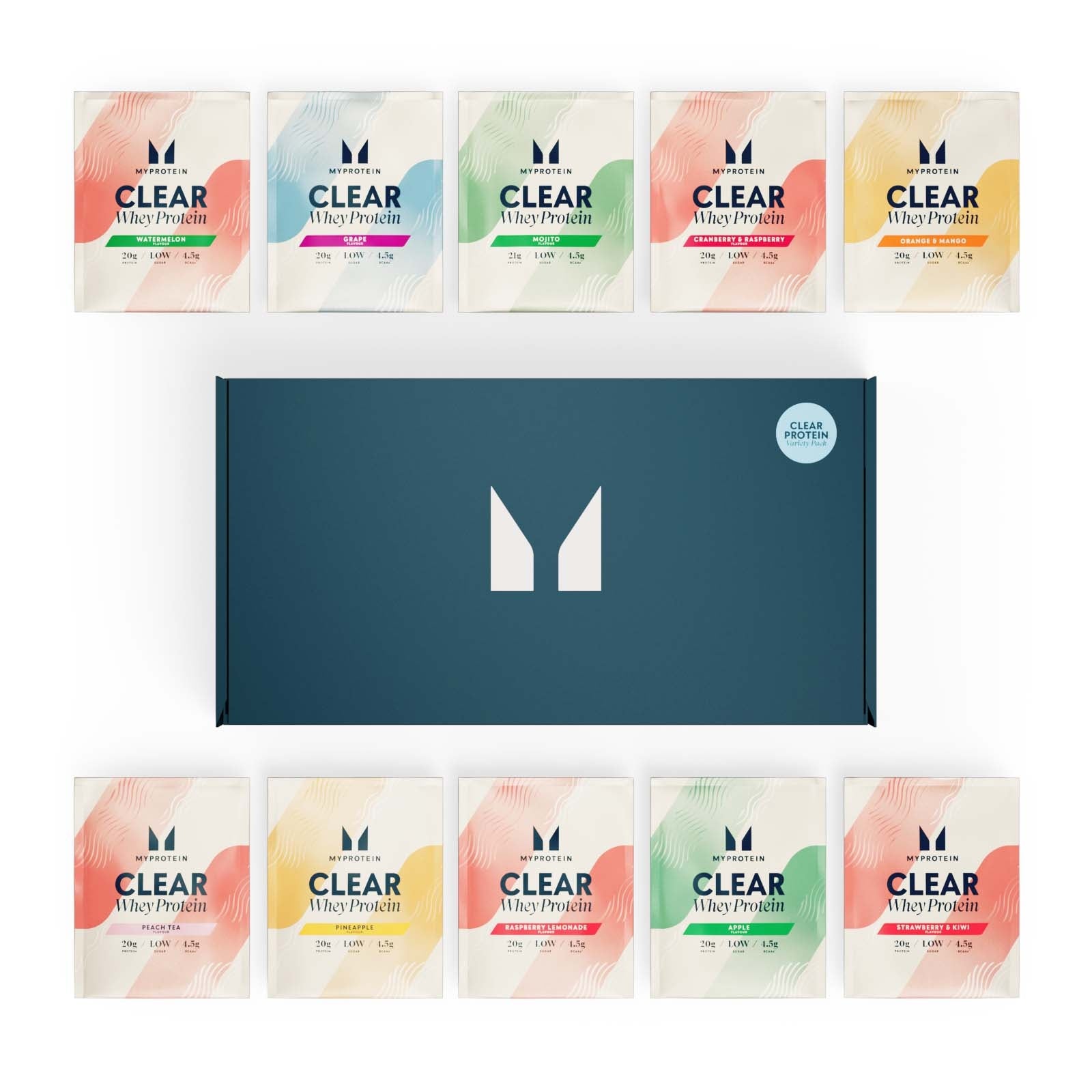 MyProtein Clear Whey Isolate, Multi Pack 10x25g Mixed