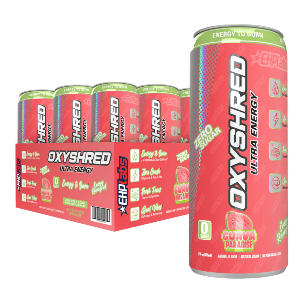 EHP Labs OxyShred Ultra Energy Drink RTD 12x355ml