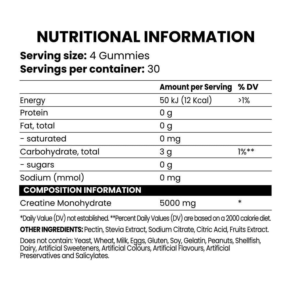 Chaos Crew Creatine Gummies 120Softgels