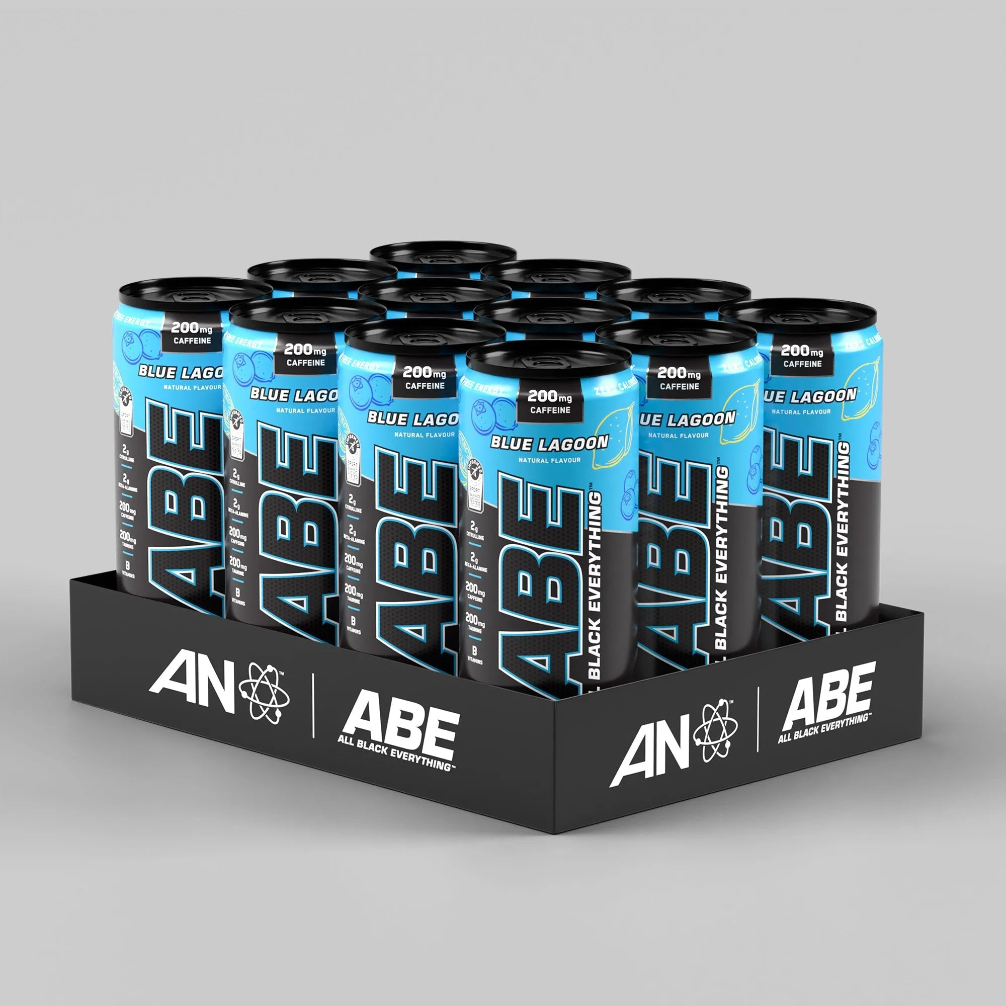 Applied Nutrition ABE (All Black Everything) Carbonated Can 12x330ml