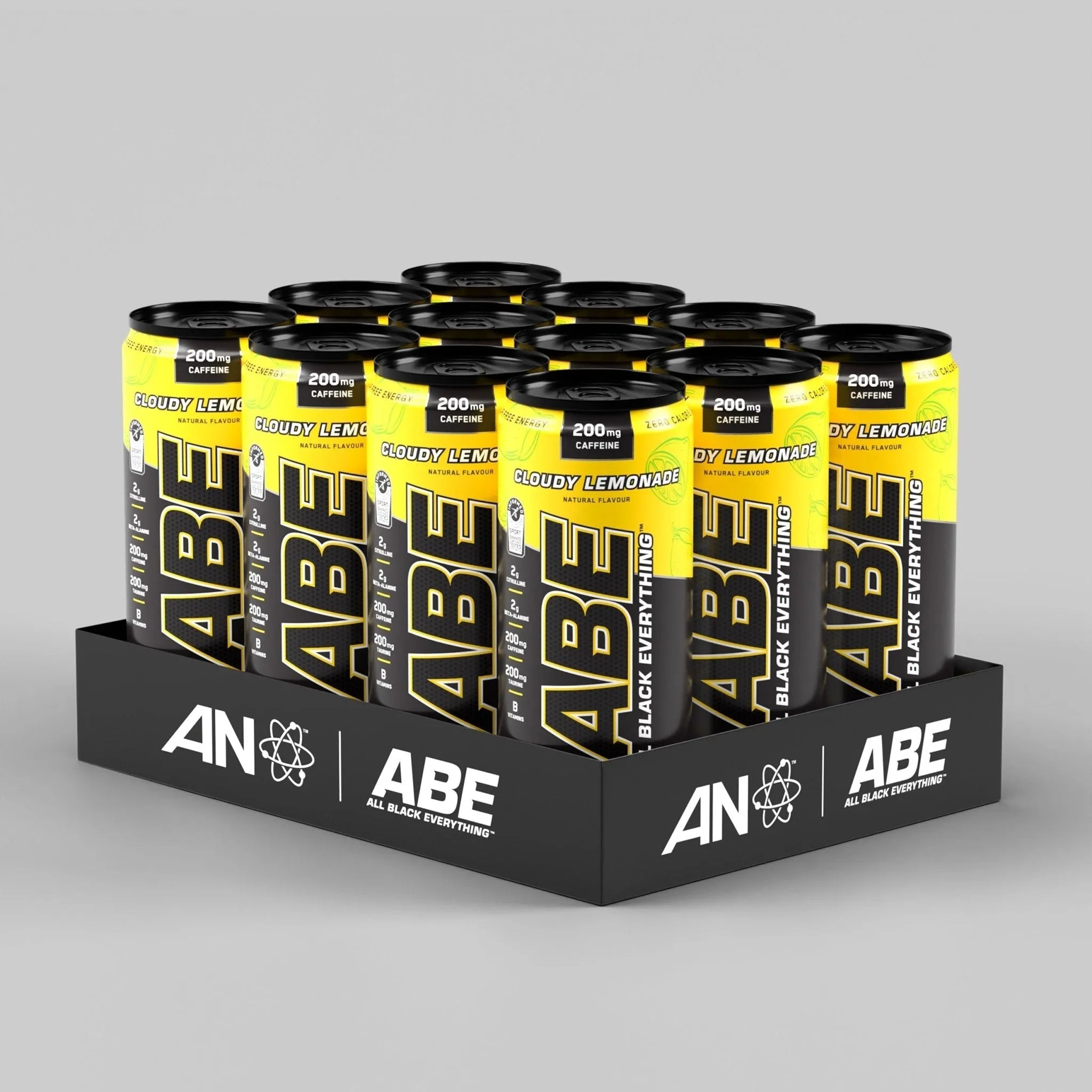 Applied Nutrition ABE (All Black Everything) Carbonated Can 12x330ml