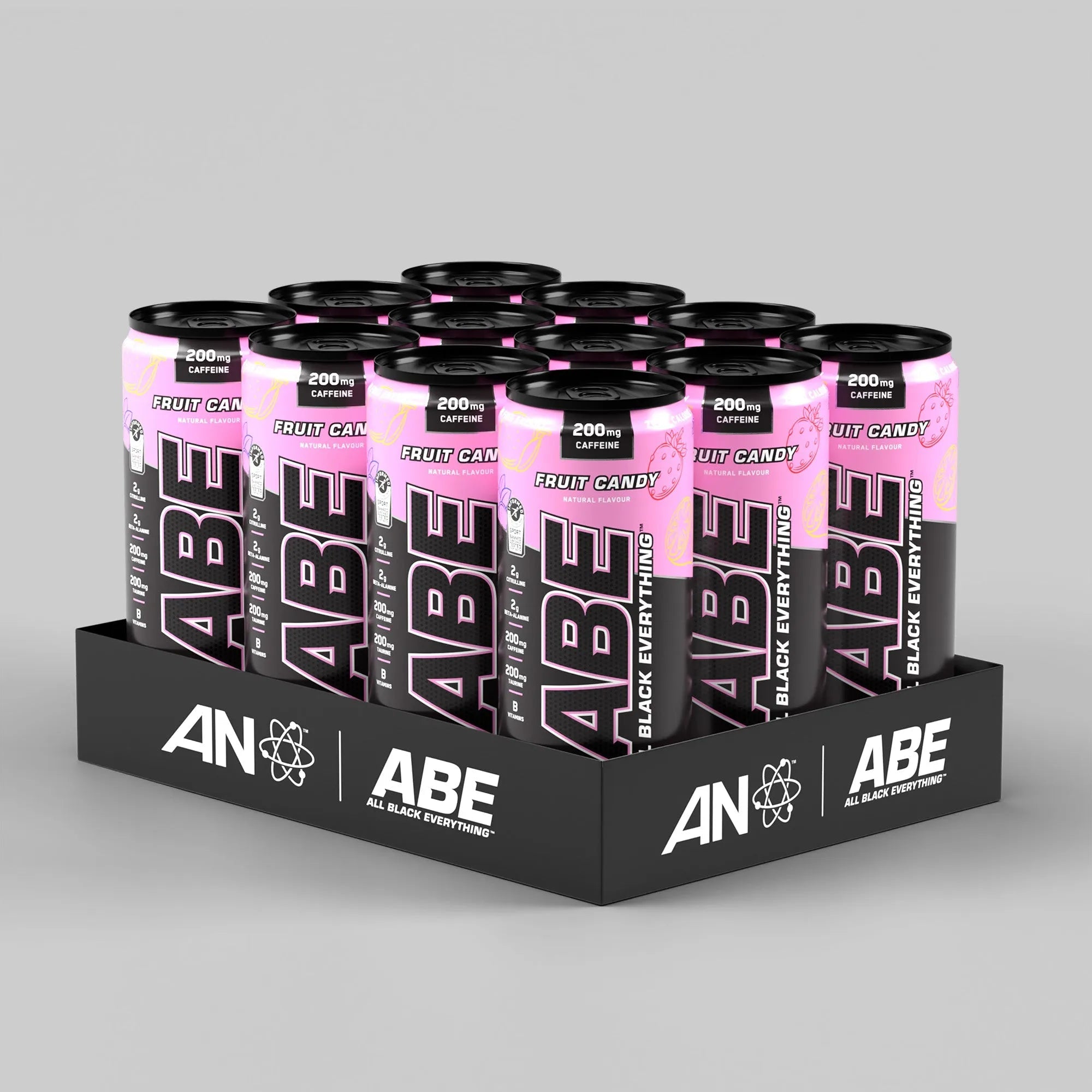 Applied Nutrition ABE (All Black Everything) Carbonated Can 12x330ml