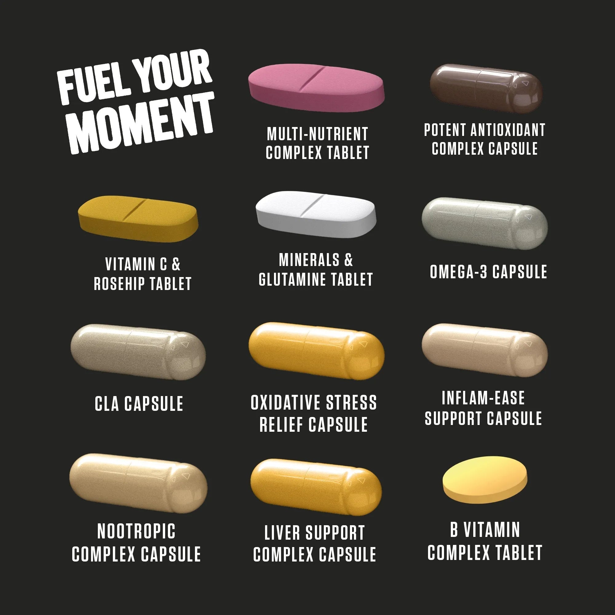 Applied Nutrition Black Stak- Ultimate Health Pack 30 Sachets