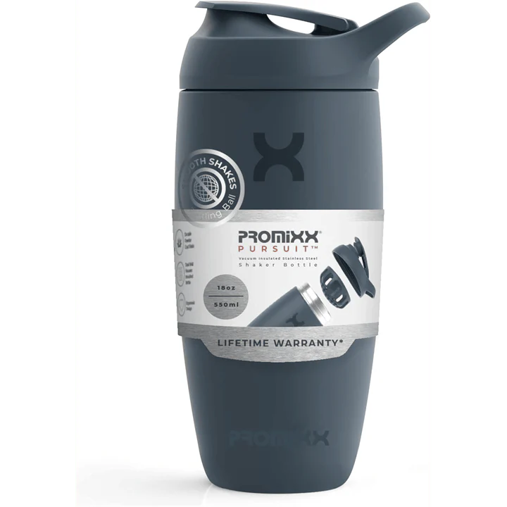 PROMiXX Pursuit Stainless-Steel Shaker Bottle 550ml Coral