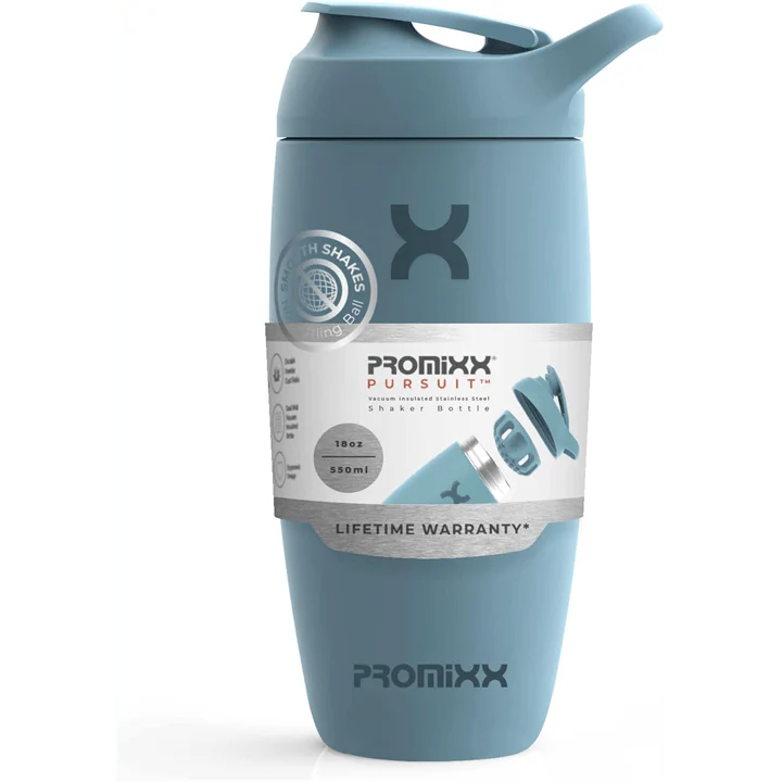 PROMiXX Pursuit Stainless-Steel Shaker Bottle 550ml Coral
