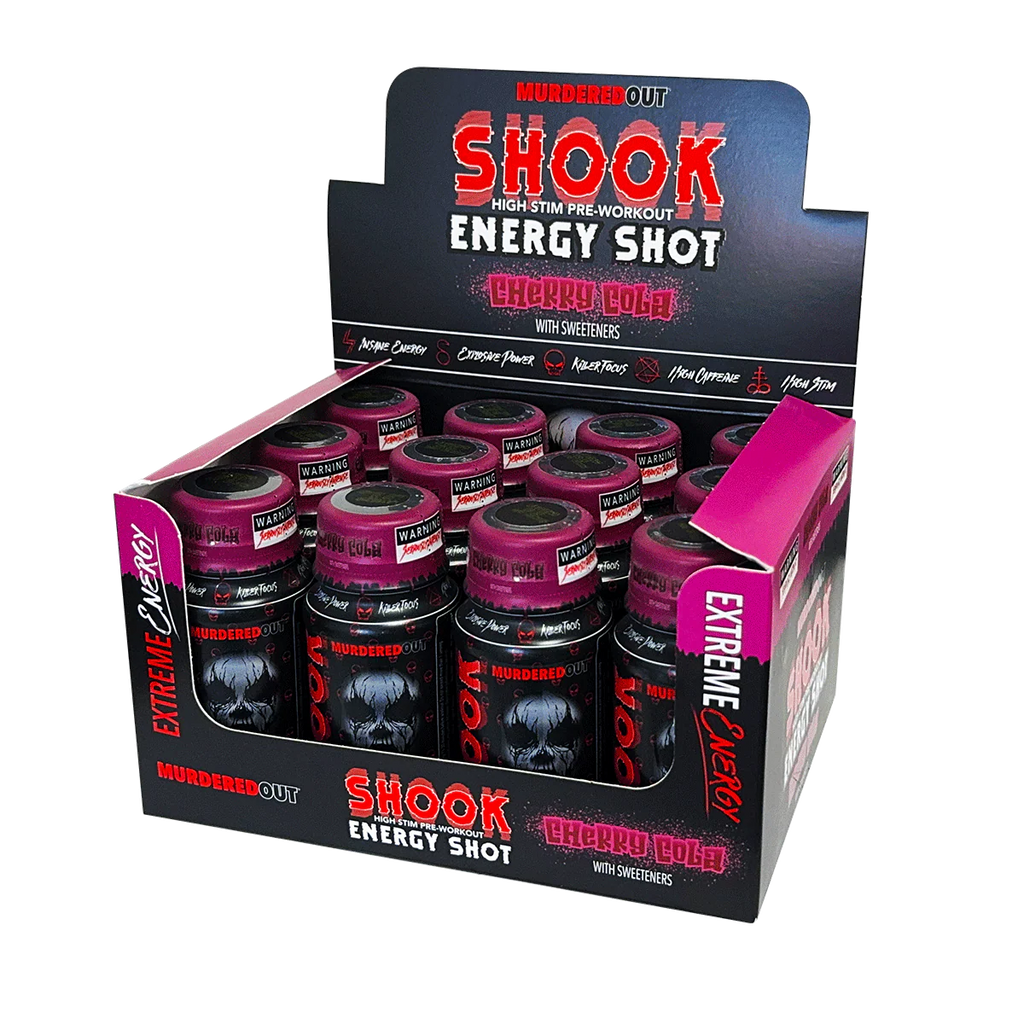 Murdered Out Shook Energy Shot 12x60ml