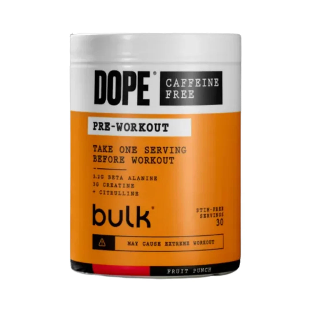 Bulk Dope Pre Workout Caffeine Free 510g