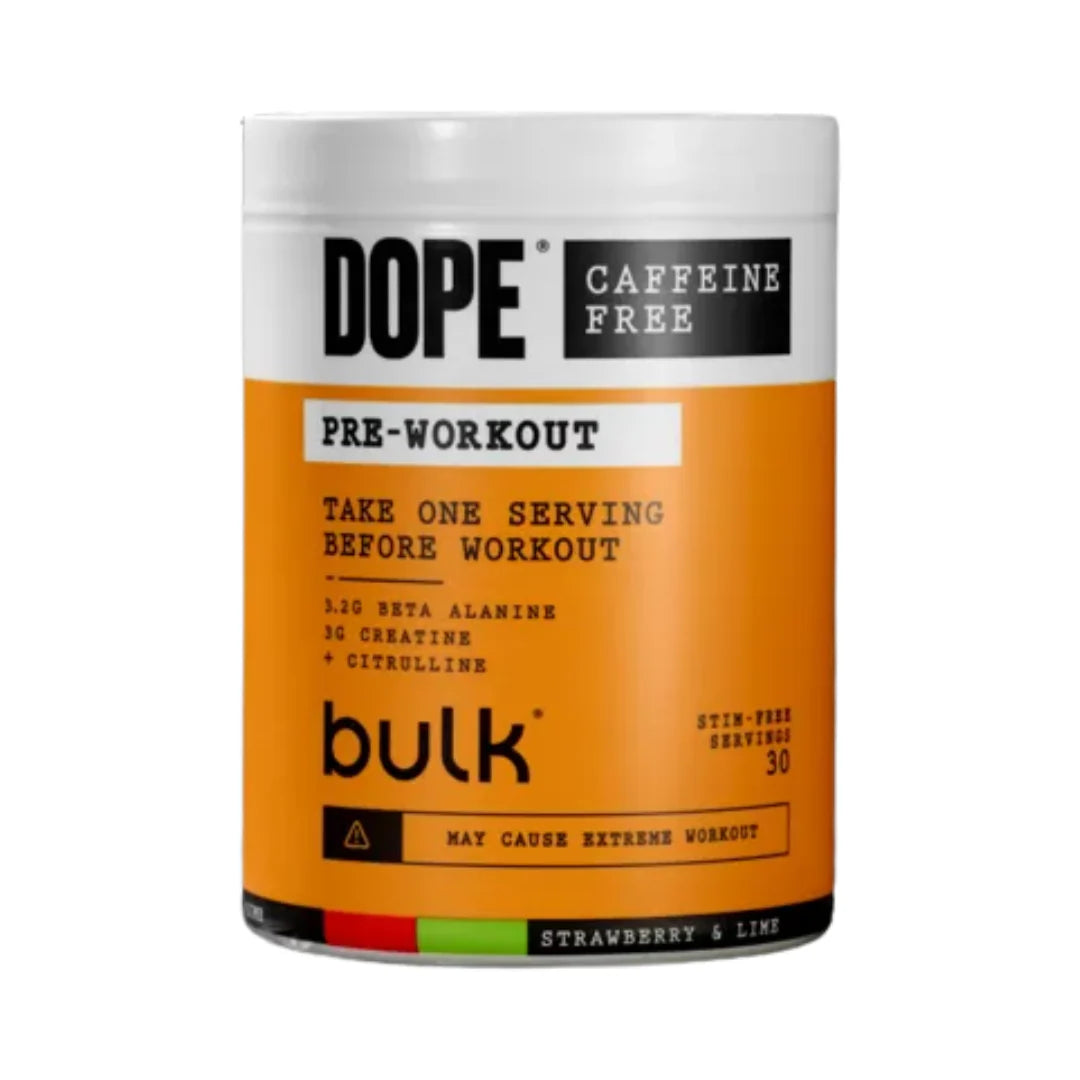 Bulk Dope Pre Workout Caffeine Free 510g