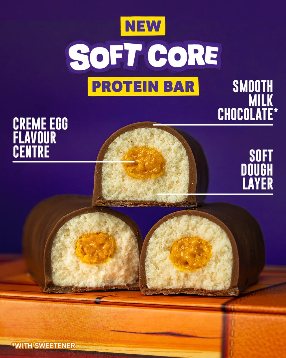 Grenade Protein Bar (Soft Core) 18x45g Creme Egg (Limited Edition)