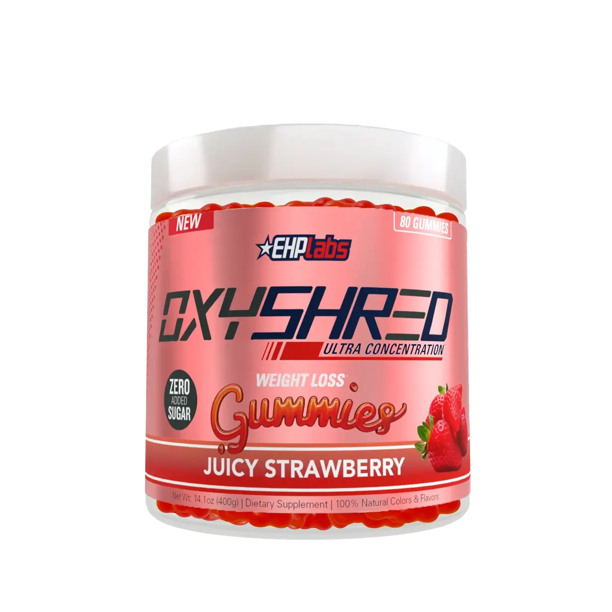 EHP LABS Oxyshred Gummies Juicy strawberry 400G